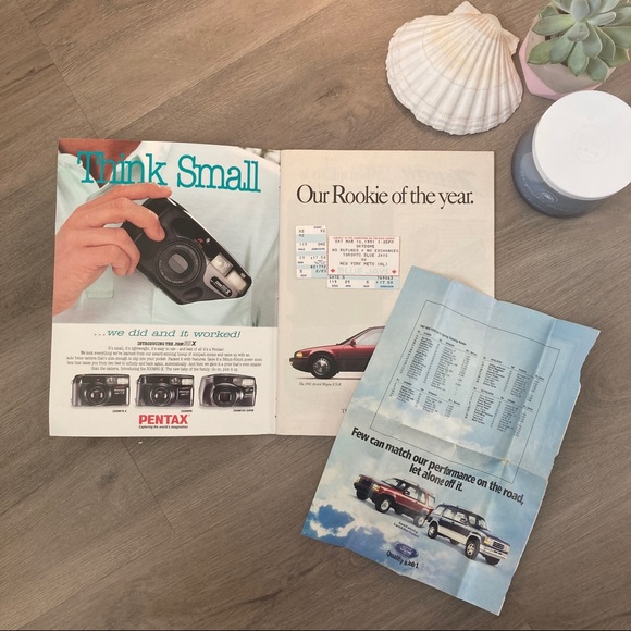 vintage 1991 blue jays scorebook - march 15-16 vol 15 issue 1 - with game ticket - Picture 7 of 7